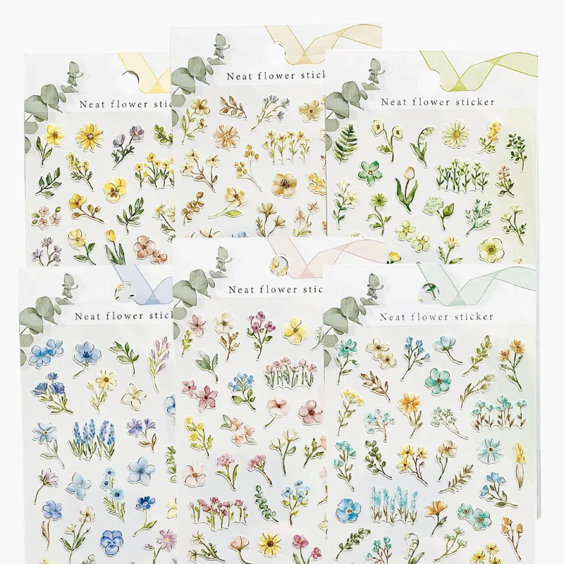 Bright Flower Stickers