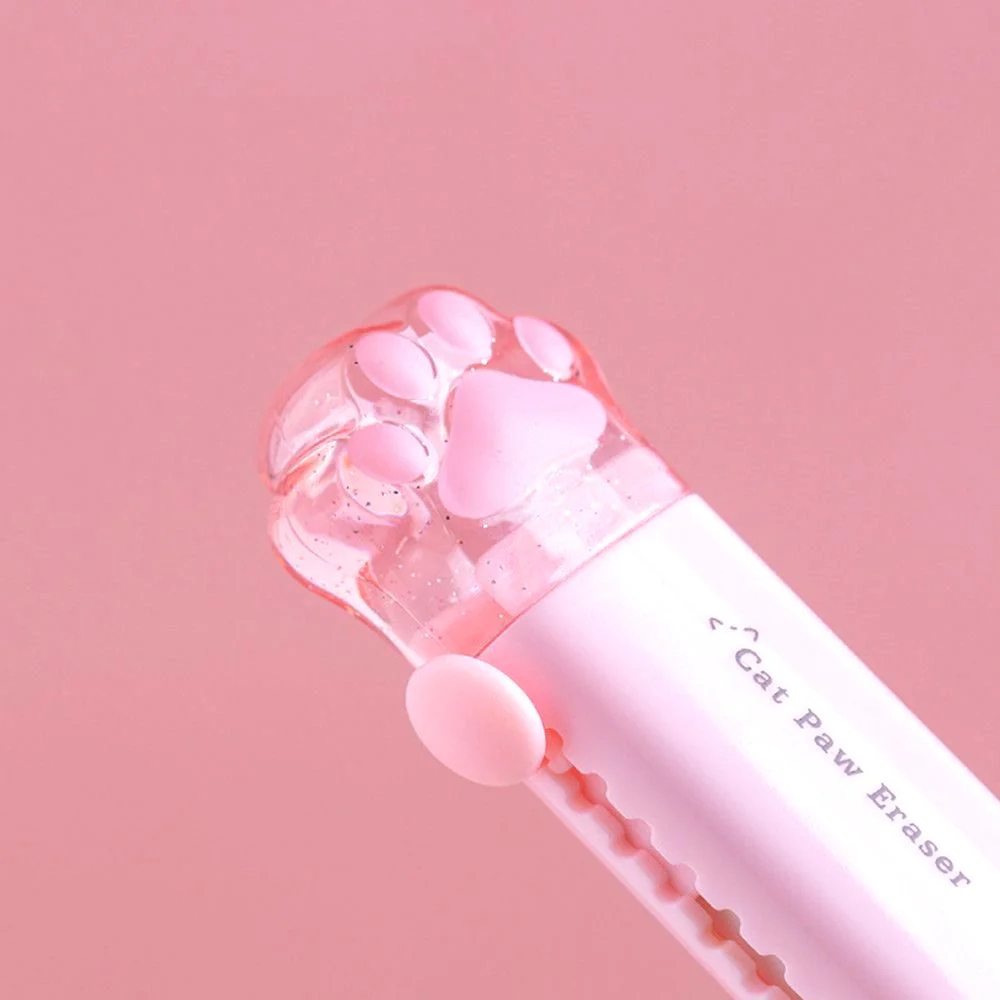 Feline Foot Retractable Eraser