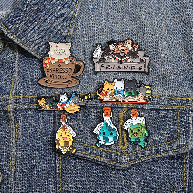 Hogwarts Paws & Potions Enamel Pins