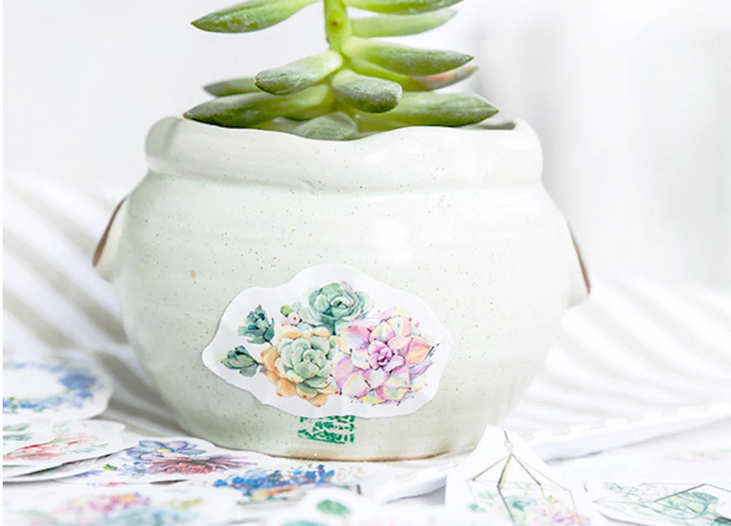 Spring Flowers Paper Stickers