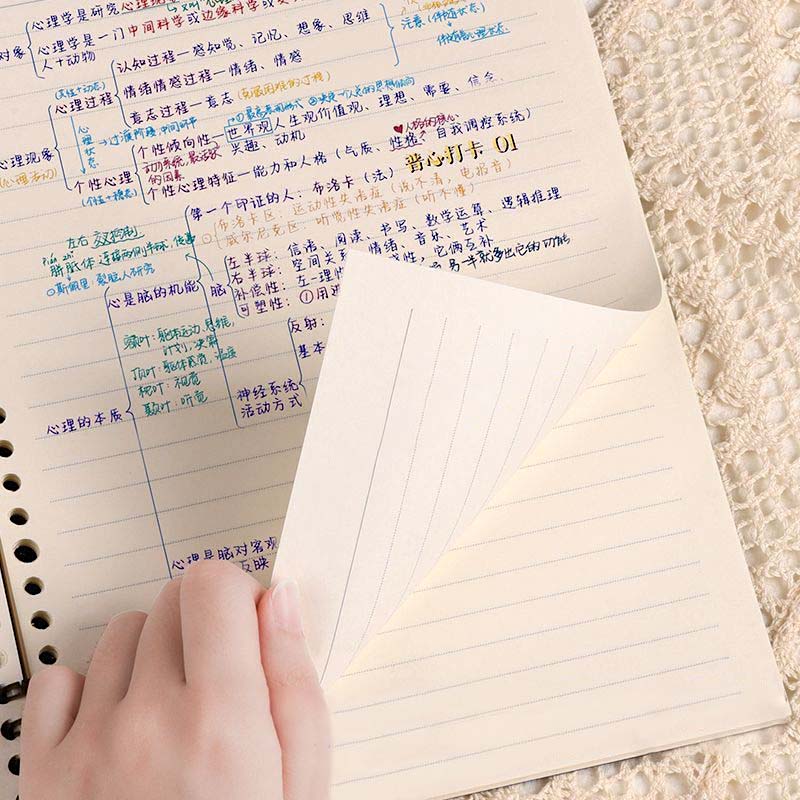 Candy Cloud A5 Edge Bound Lined Notebook