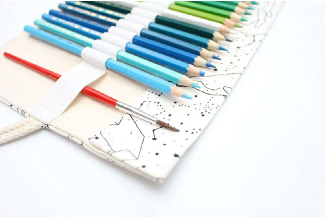 Constellations Roll-Up Pencil Case