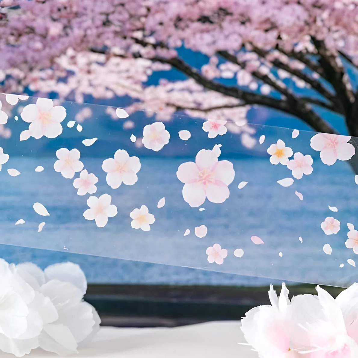 Spring Floral Clear Masking Tapes