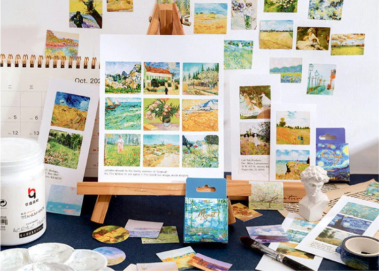Van Gogh's Masterpiece Moments Stickers