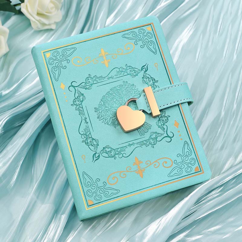 Blooming Secrets Heart Lock Journal