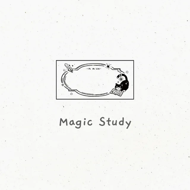 Cats Journal Wood Stamp