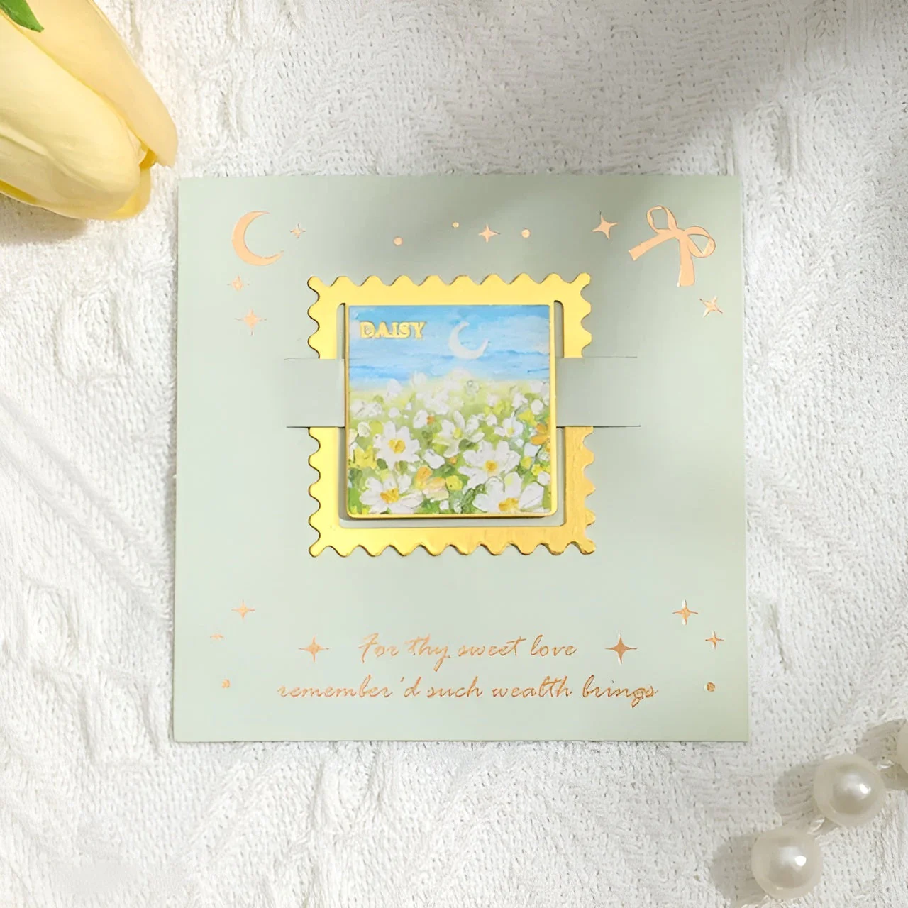 Elegant Scene Metallic Bookmark