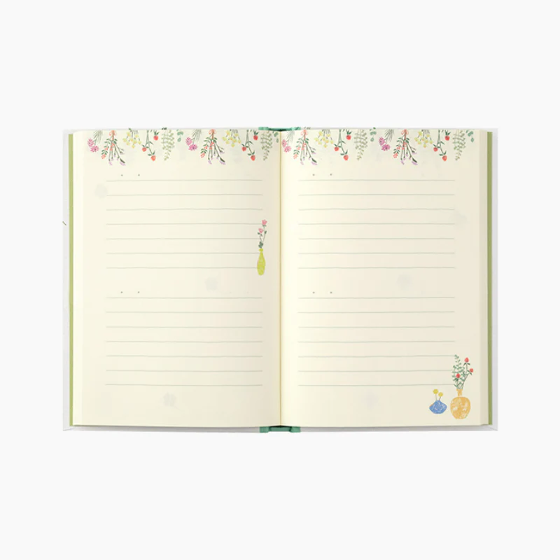 Midori Diary Dried Flowers