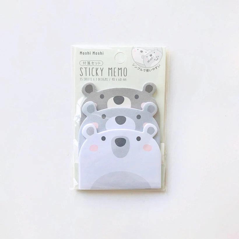Moshi Moshi Animal Sticky Memo Pad