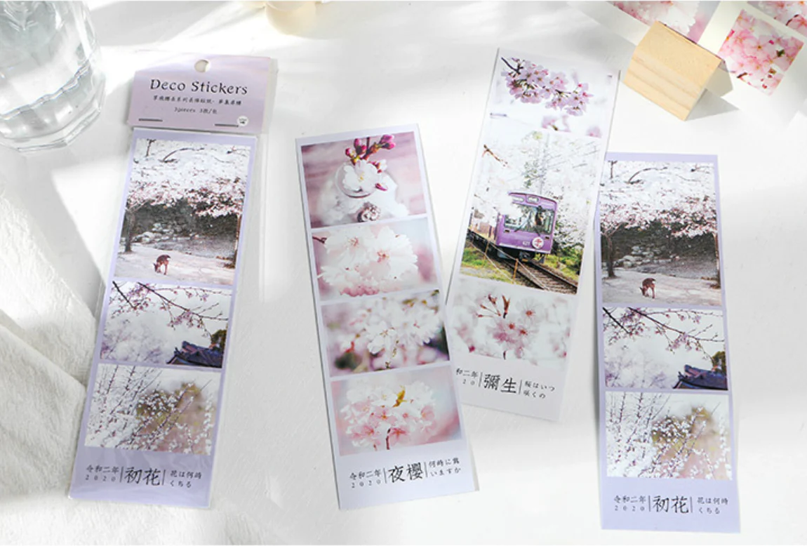 Spring Cherry Blossom Hanami Stickers