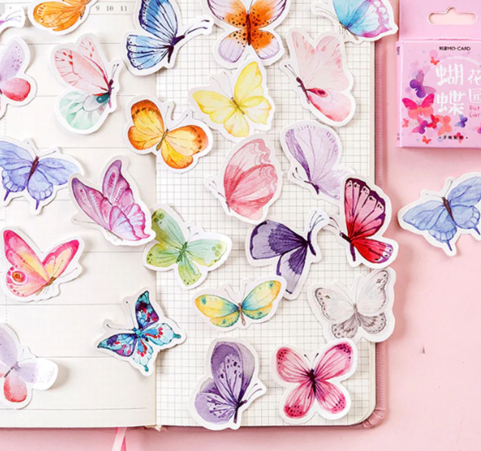 Flower Garden Paper Stickers