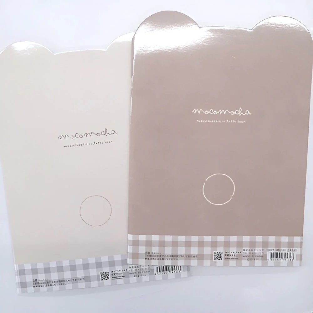 Mocha Bear-Shaped Notebook