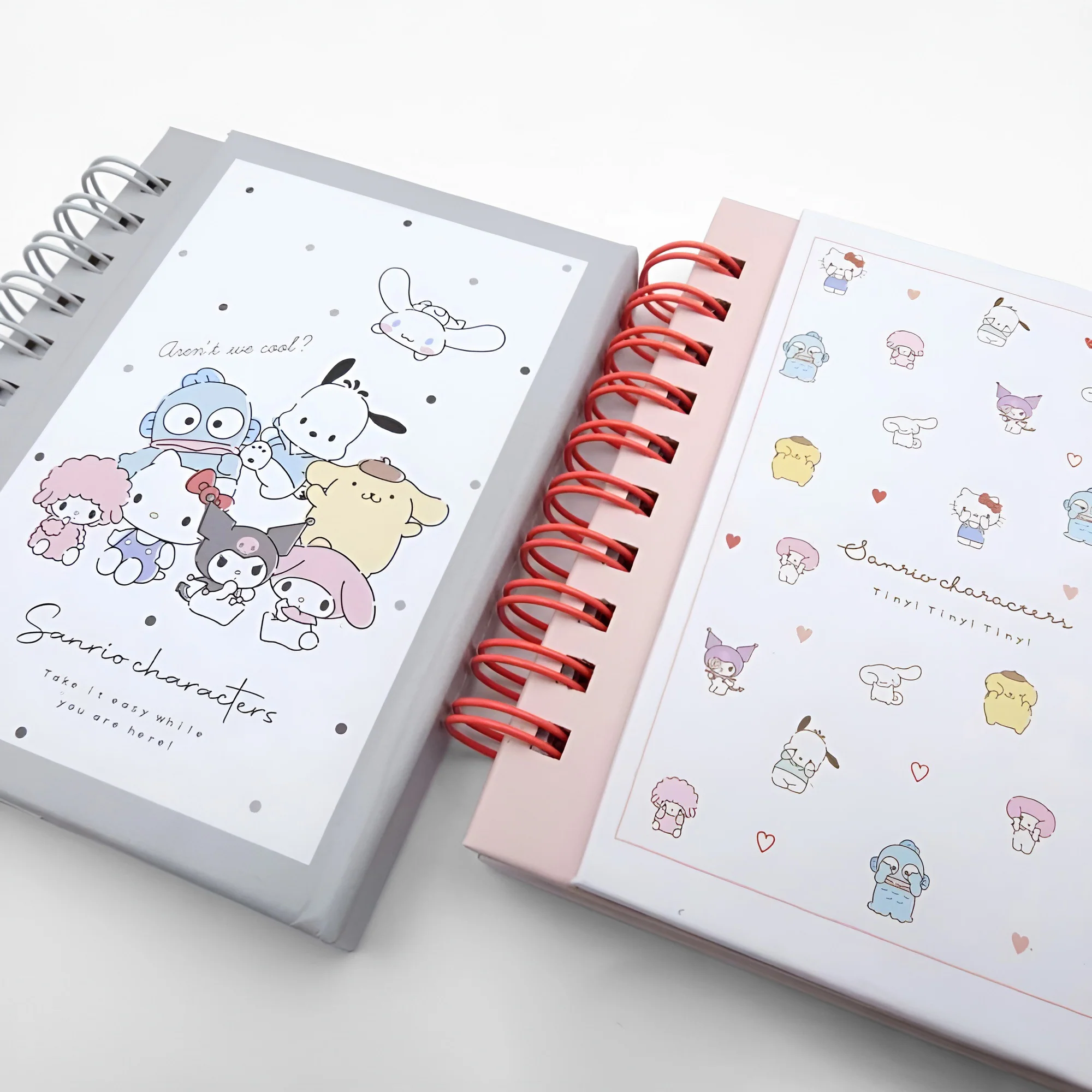 Sanrio Characters Hardcover Spiral Notebook