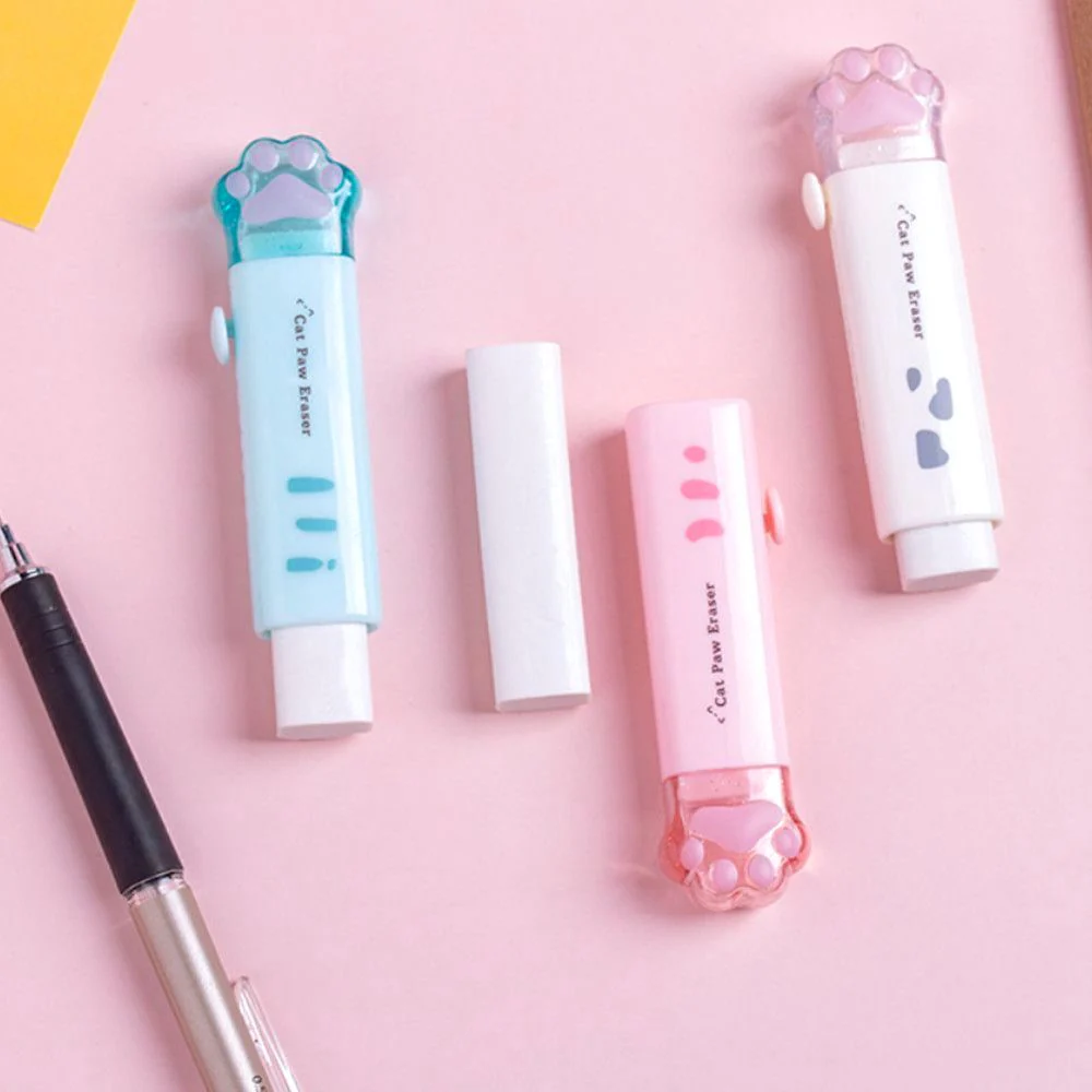 Feline Foot Retractable Eraser