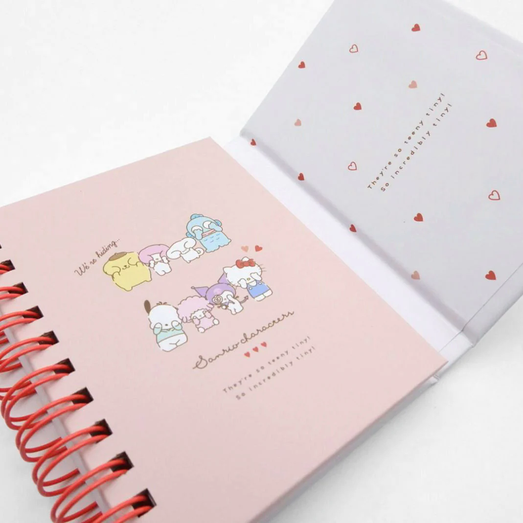 Sanrio Characters Hardcover Spiral Notebook