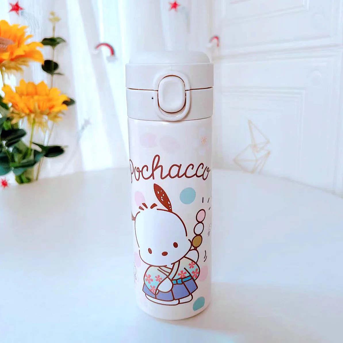 Cute Characters Water Bottle Sakura Hana