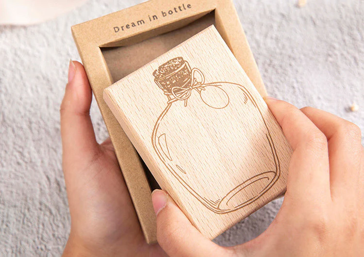 Dreams In A Bottle Wooden Stamps