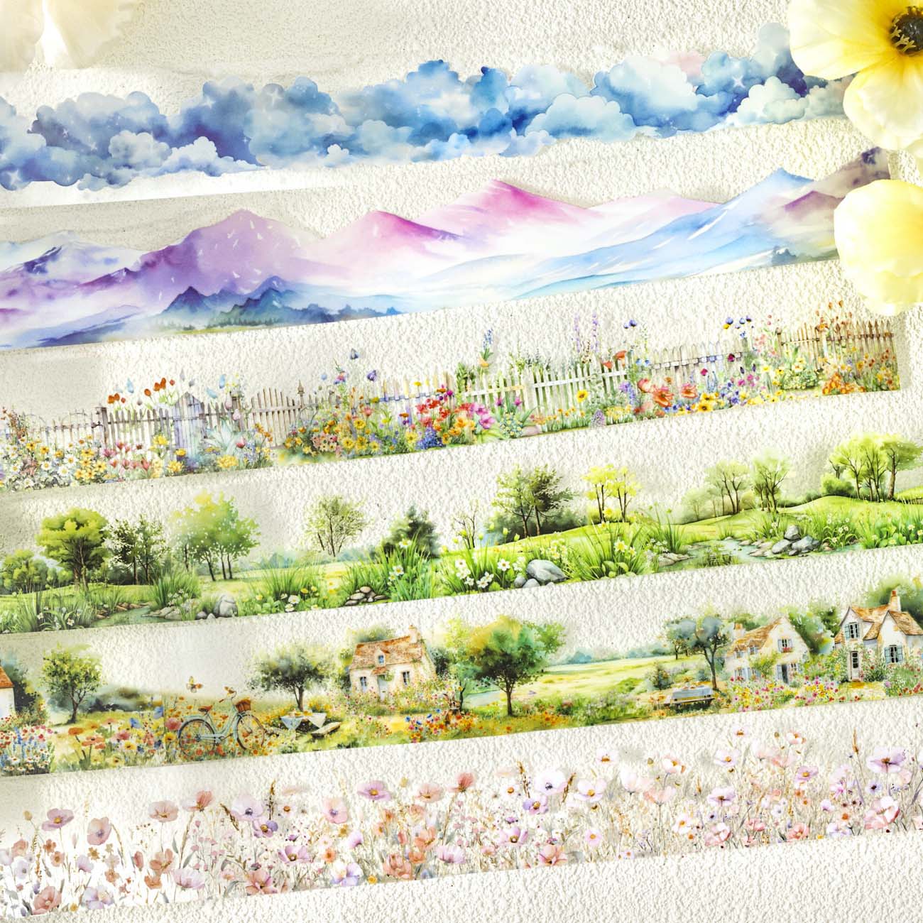 Dreamy Landscapes Artistic Masking Tapes