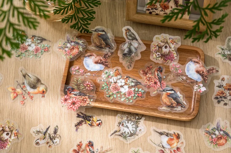 Fancy Feathers Sticker Set