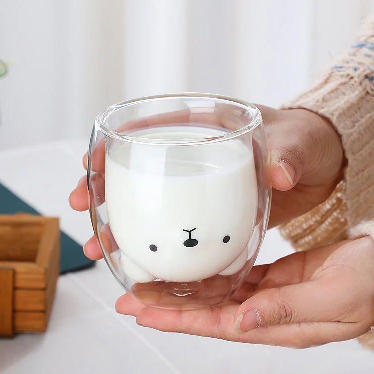 Cute Double Layer Coffee Cup