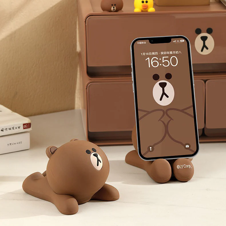 Brown & Friends Phone Stand