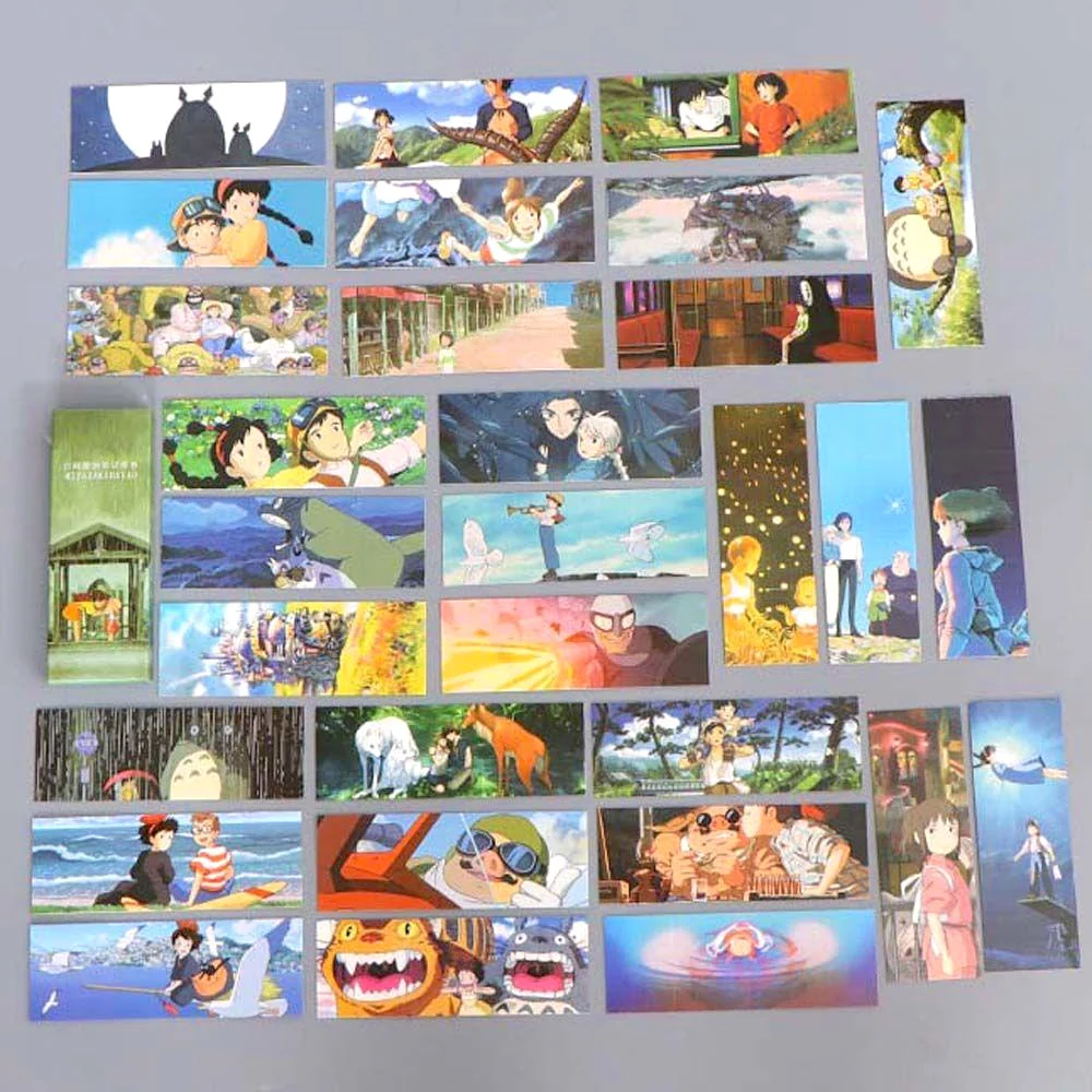 Fictional Film Bookmarks Set of 30