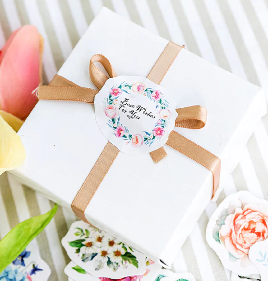 Spring Flowers Paper Stickers