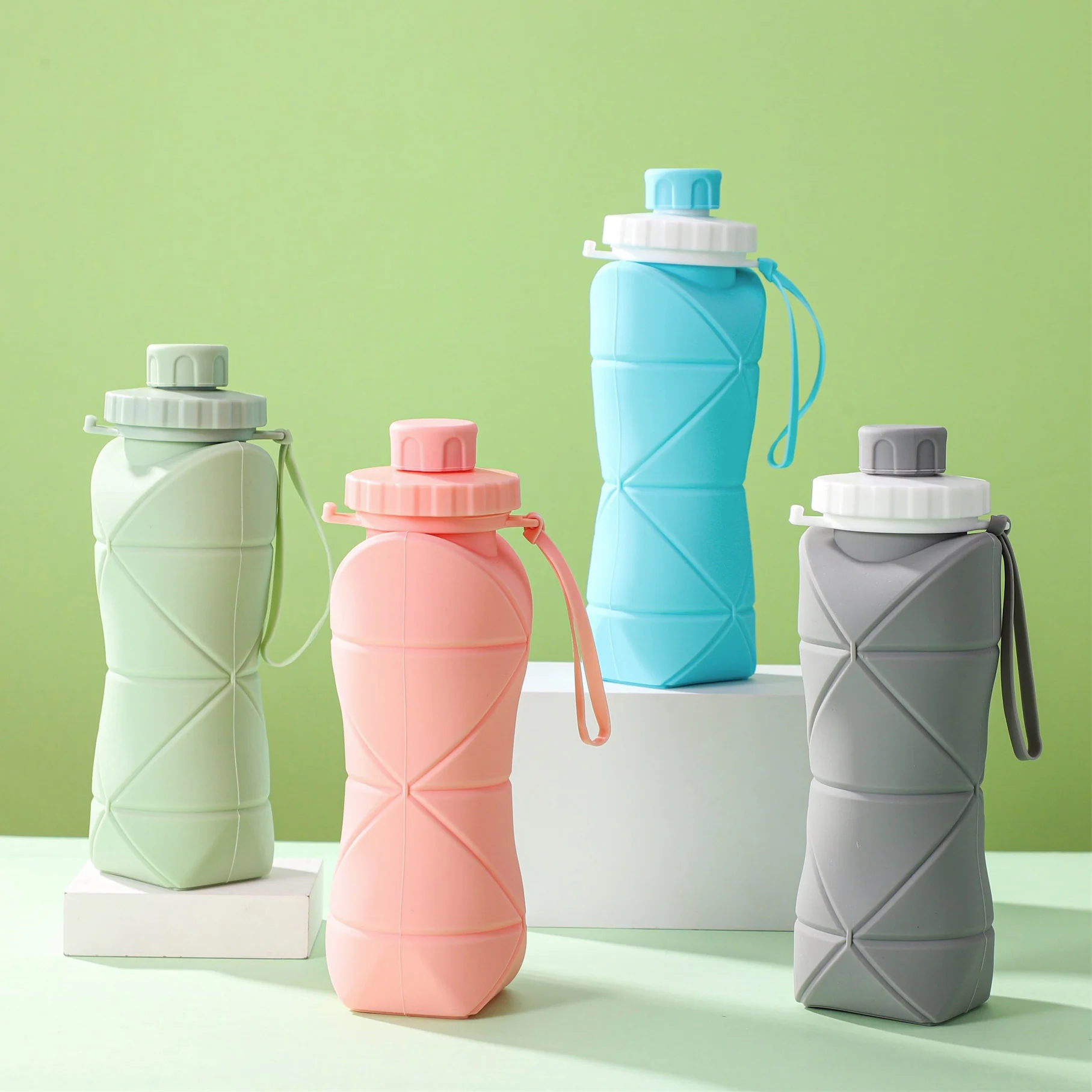 Collapsible Silicone Water Bottle
