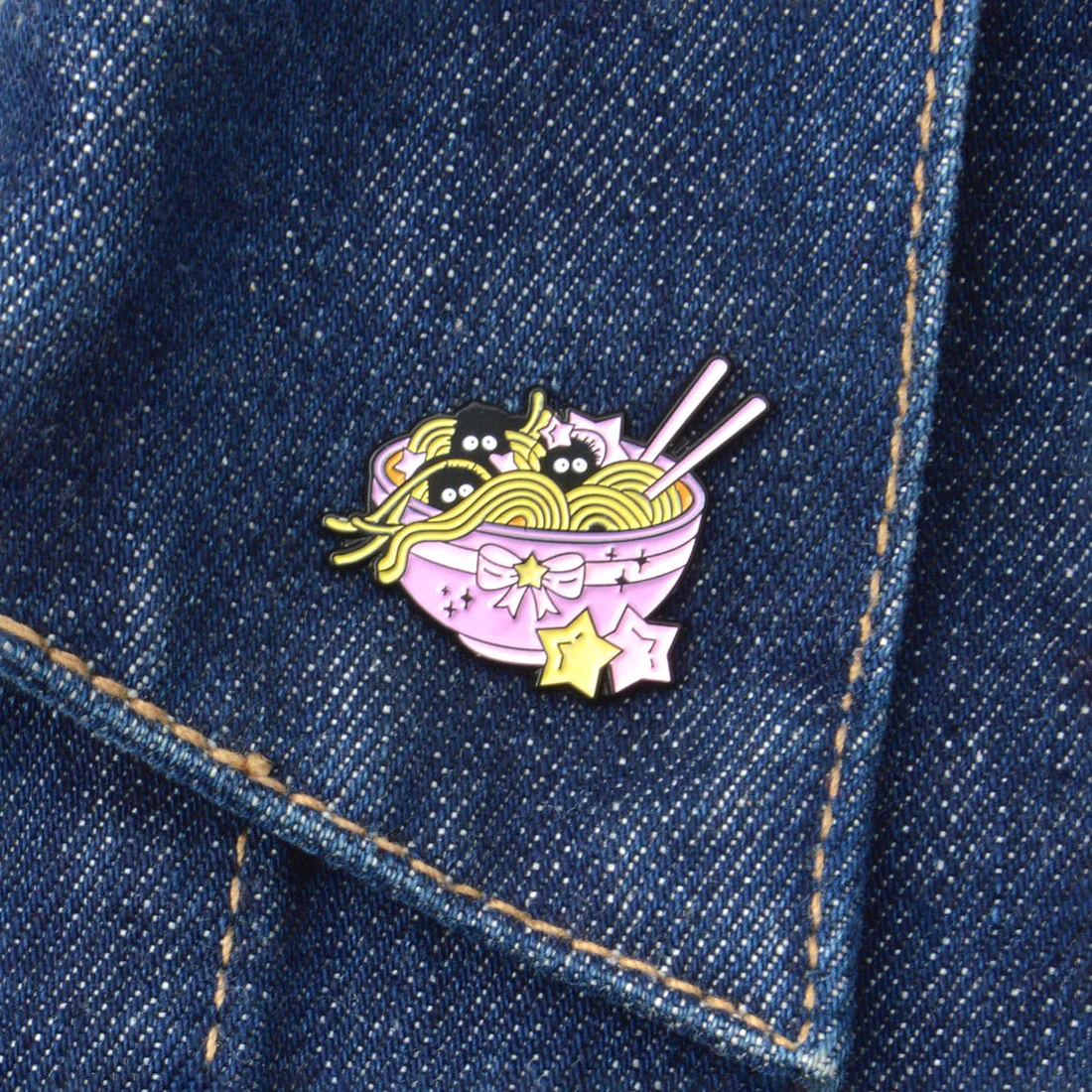 Susuwatari Ramen Enamel Pin