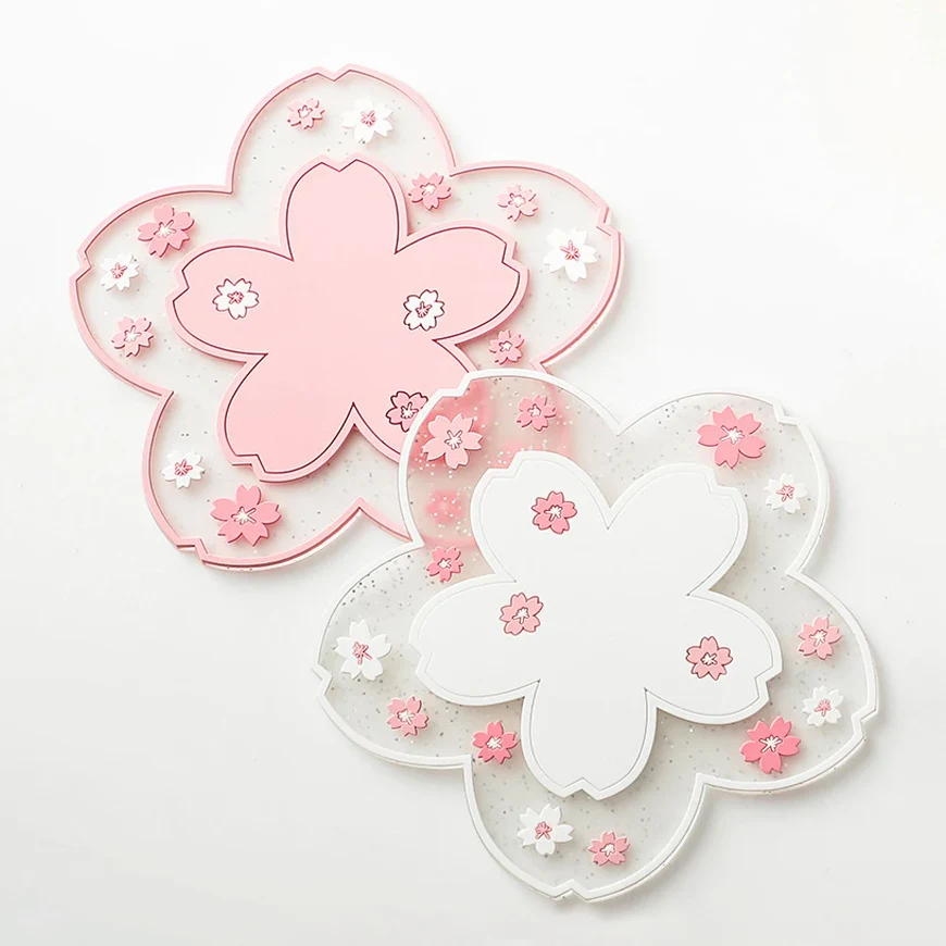 Kawaii Japanese Sakura Coaster