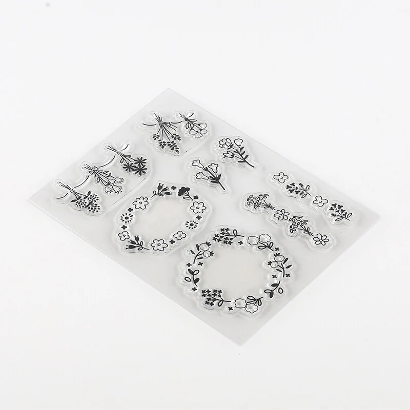 BGM Clear Stamp Flowers