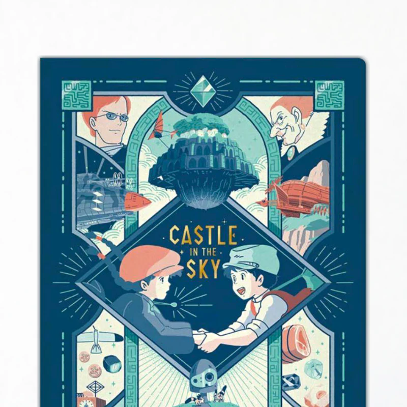 Retro Frame Clear Folder