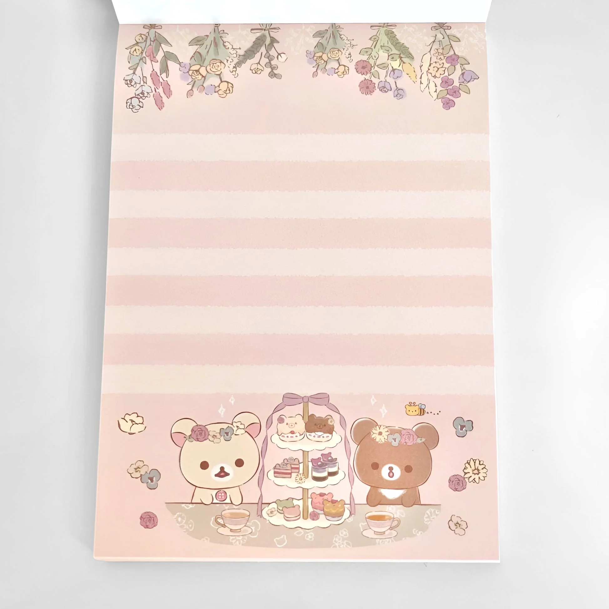 Sweet Tea Party Memo Pad Yellow