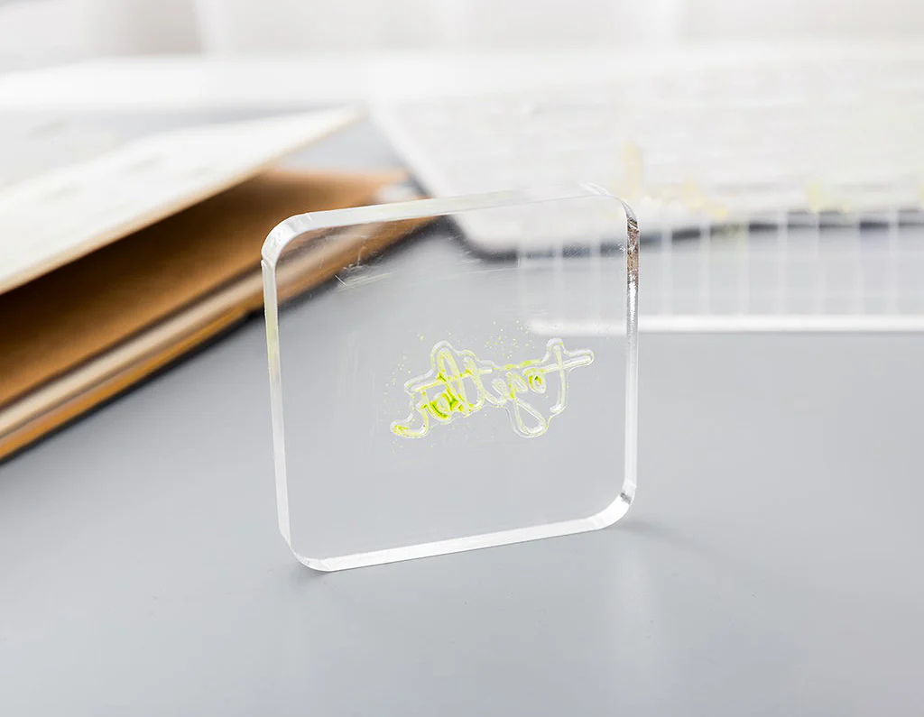 Transparent Acrylic Stamp Block