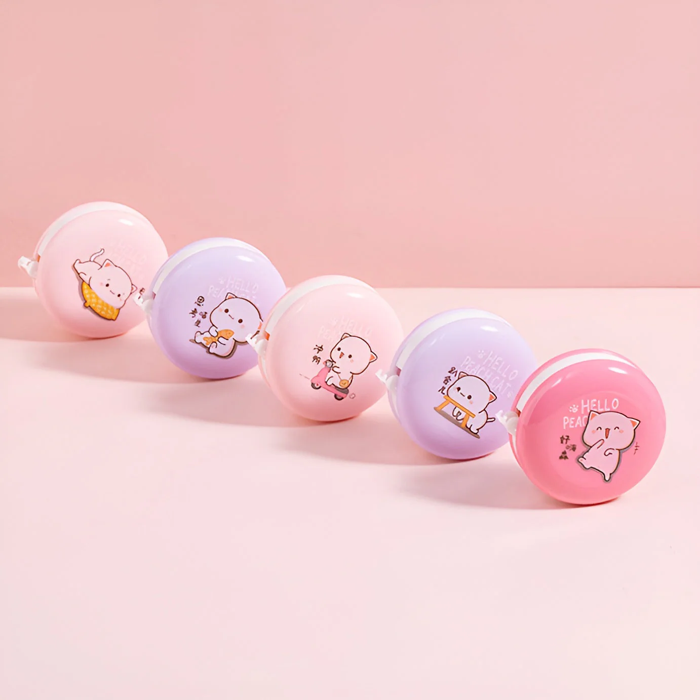 Cute Animal Macaron Correction Tape