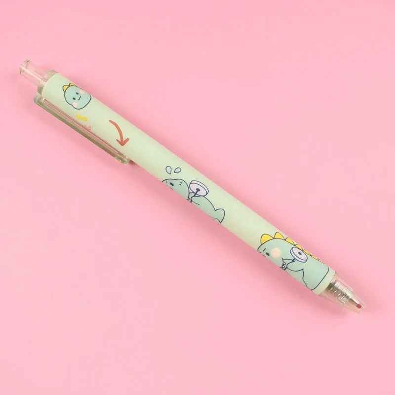 Green Dino Gel Pen