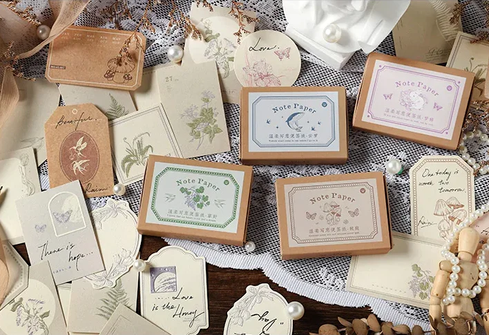 Textured Note Paper Set