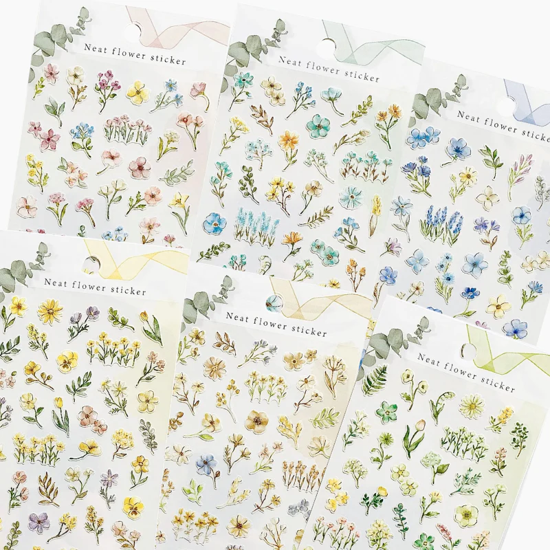 Bright Flower Stickers