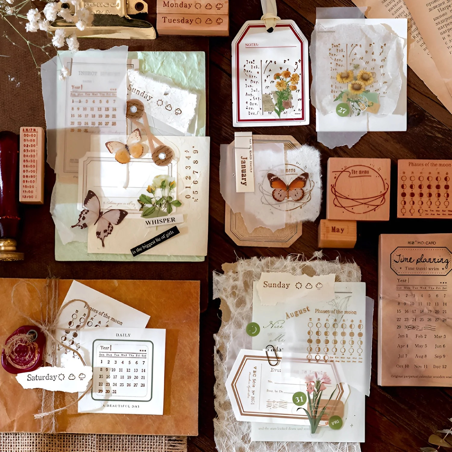 Daily Planner Stamps Set