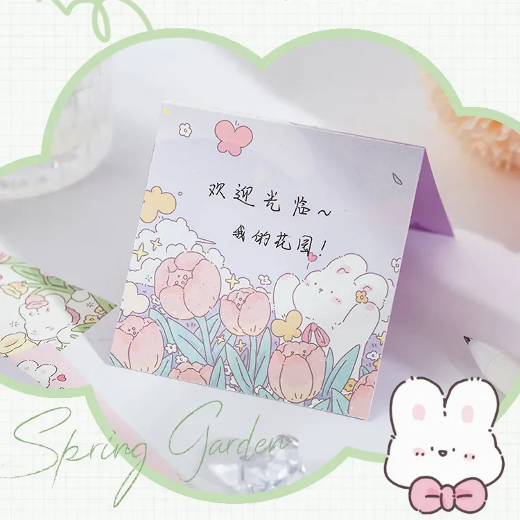 Bunny Blossom Patch Memo Pad