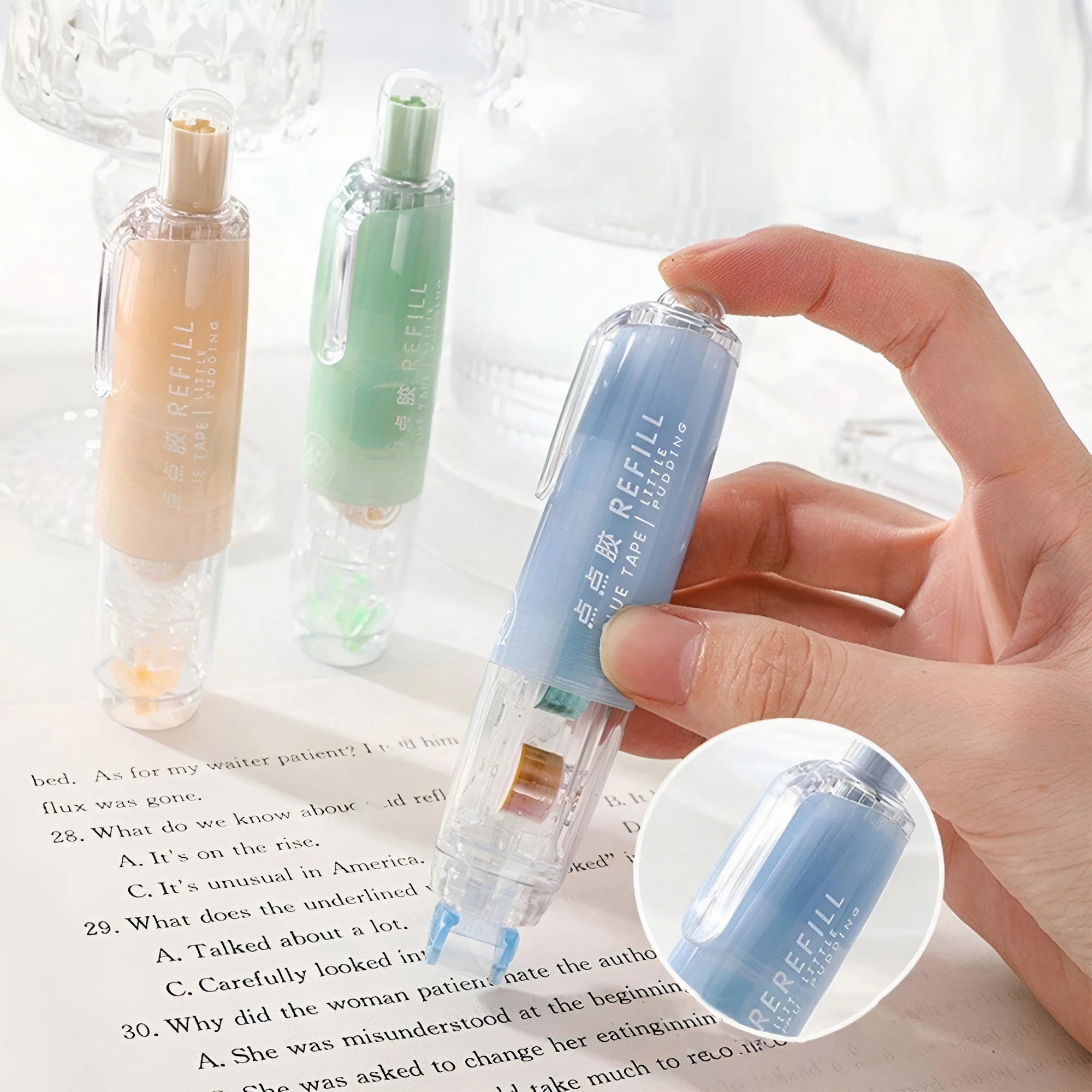 Adjustable Adhesive Stick Pen