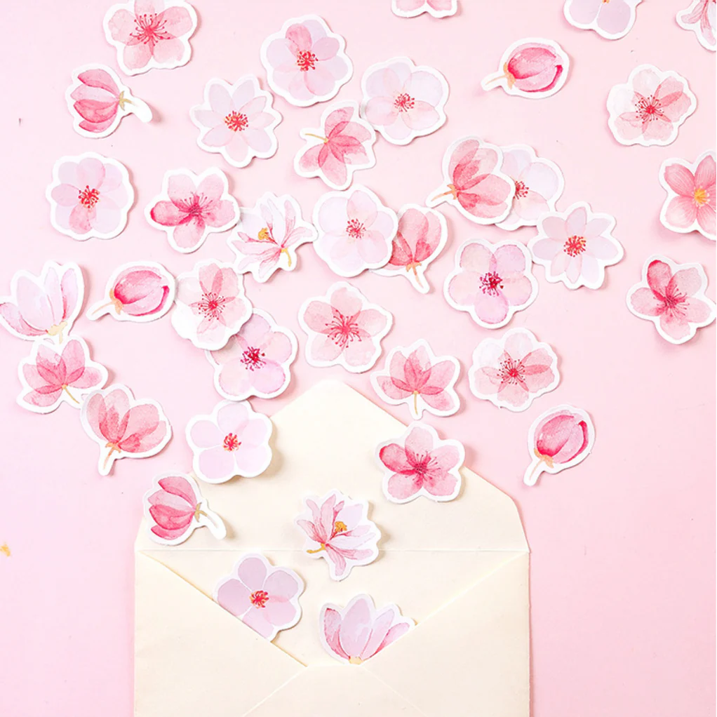 Cherry Blossom Paper Stickers