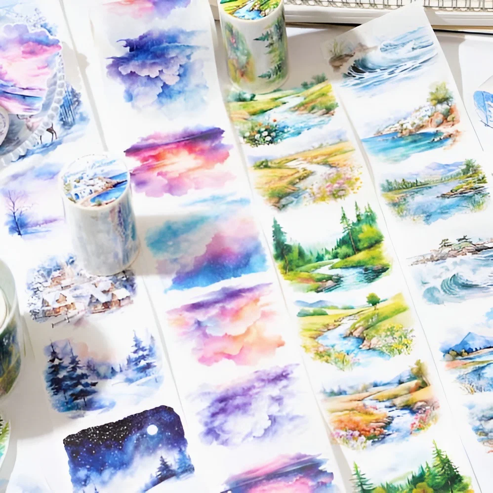 Nature Scenes Washi Tape Extra Large