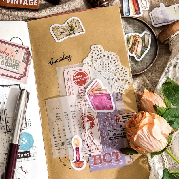 For The Love Of Reading Paper Stickers