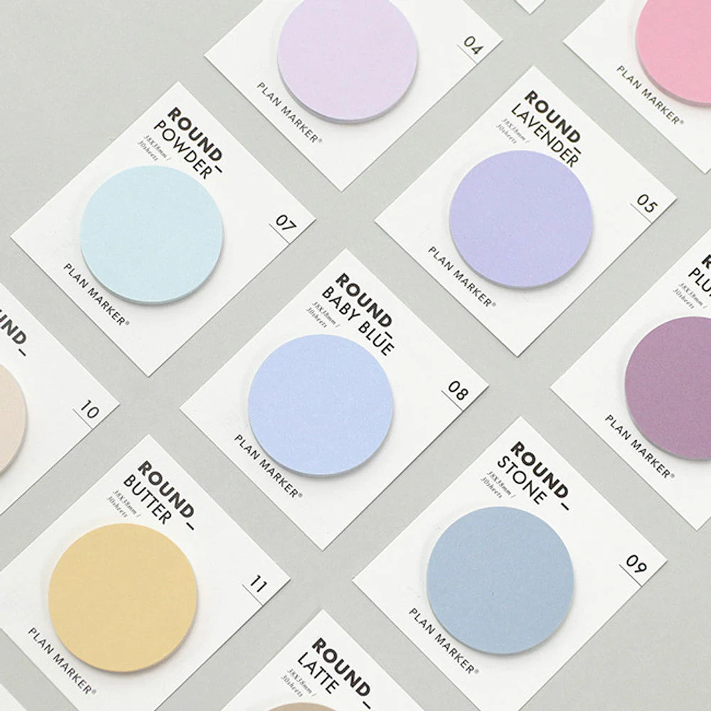 Paperian Large Round Sticky Notes