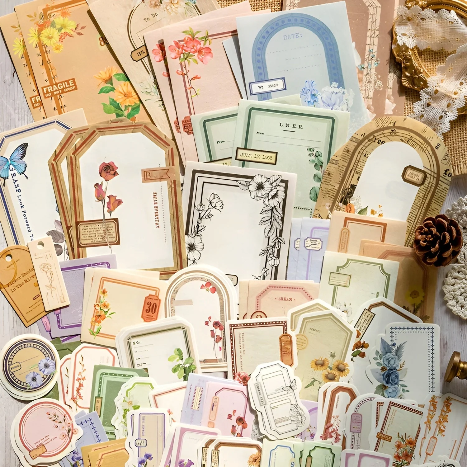 Old Style Journaling Paper Set