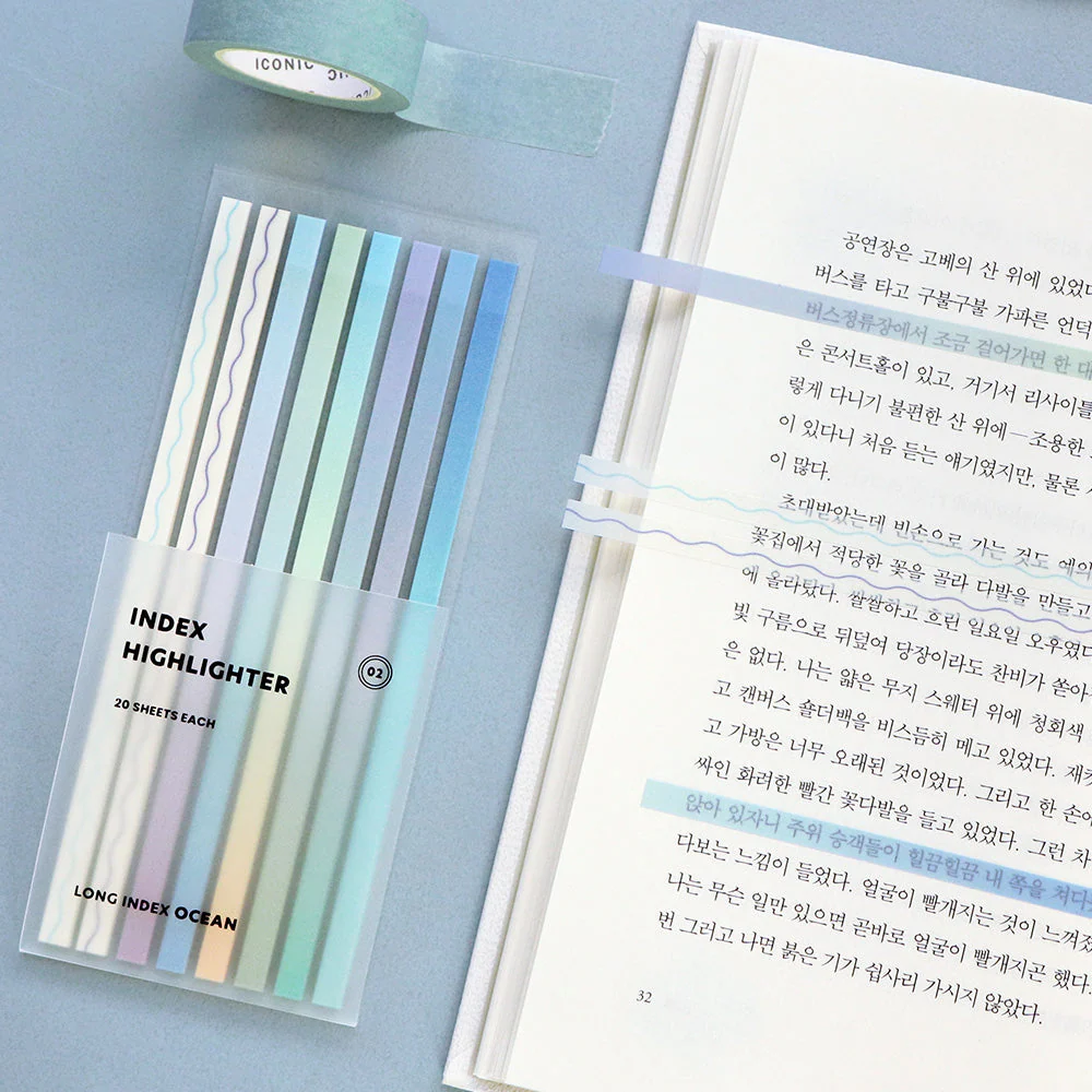 Iconic Index Long Sticky Notes
