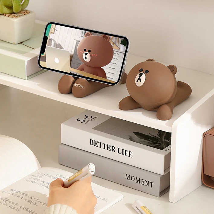 Brown & Friends Phone Stand
