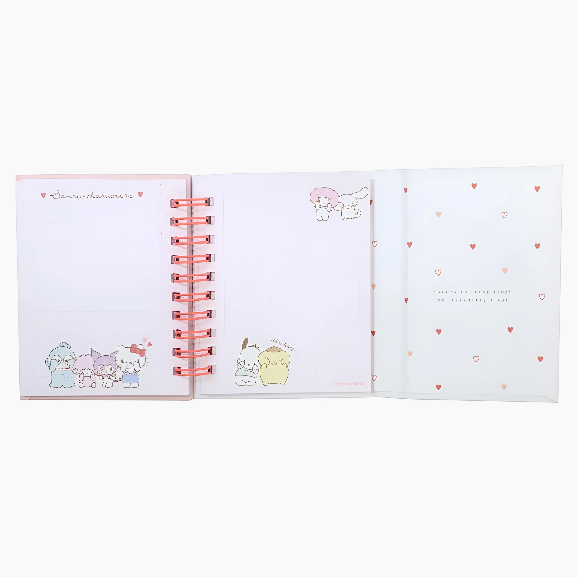 Sanrio Characters Hardcover Spiral Notebook