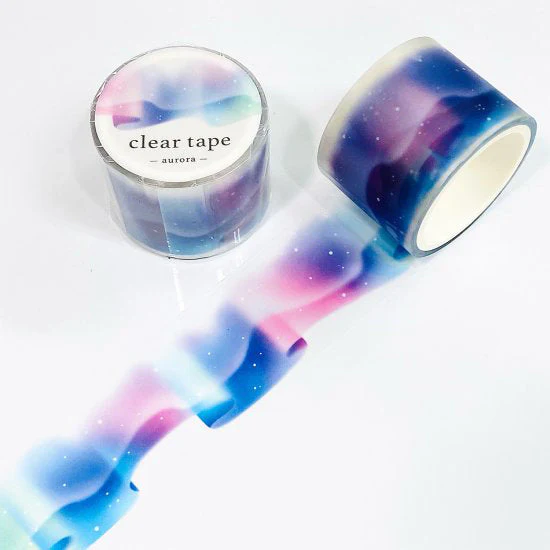 Clear Masking Tape Aurora